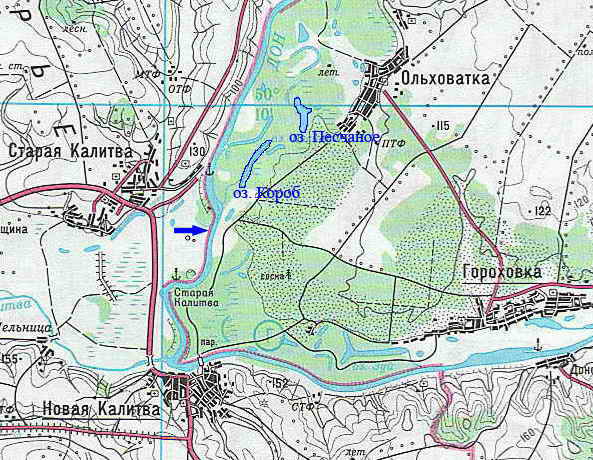 Карта ольховатка воронежской области